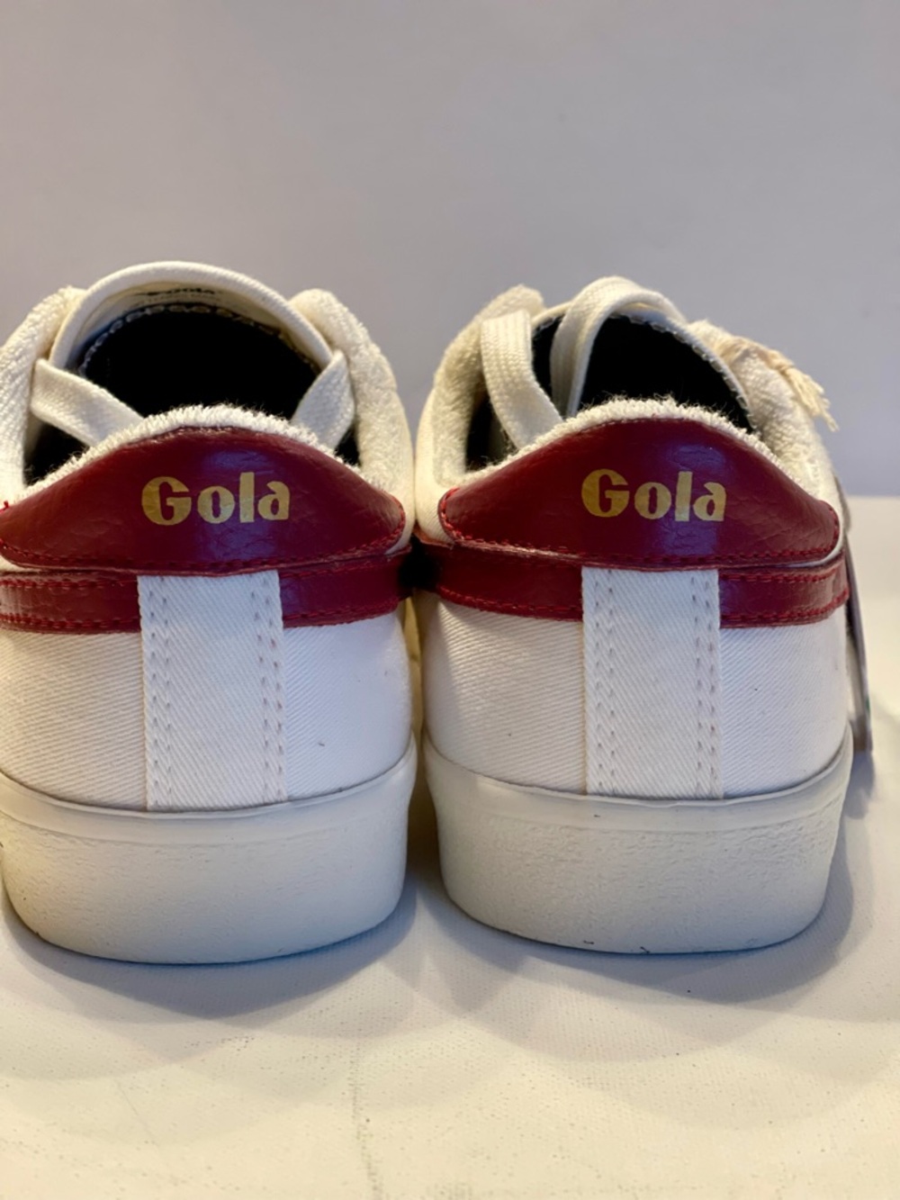 NIB GOLA VEGAN CLASSICS WOMENS TENNIS MARK COX SNEAKERS SIZE 5 - Picture 7 of 12